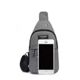 thumbnail image 4 of Bolso de pecho nuevo para hombre, bandolera de nailon Simple, impermeable, de un hombro tipo bandolera, 2023, 4 of 5