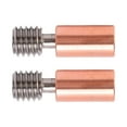 thumbnail image 1 of 3D Printer Throat Tube, M6 Thread Heatbreak Tube 2PCS Branch Design  For CR10 Smart Pro Ti Alloy Copper, 1 of 8