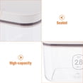 thumbnail image 4 of 2pcs Flour Container Rice Storage Bin Storage Foods Grain Container Clear Plastic Box Measuring Cup For Grain Household Kitchen Pantry Organizer, 4 of 8