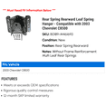 thumbnail image 2 of Rear Spring Rearward Leaf Spring Hanger - Compatible with 2003 Chevy C8500, 2 of 2