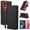 Black, variant on ELEHOLD Case for Motorola G Stylus 5G (2024), Shockproof PU Leather Crossbody Wallet Stand Case with Credit Card Holder & Wrist Strap,Black