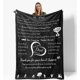 thumbnail image 1 of LHSHID Dad Gifts from Daughters Son Blanket Flannel Soft and Comfortable Anti static Bed Sofa Blanket 60x80in, 1 of 6