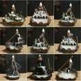 thumbnail image 2 of Buddha, Waterfall Part, Creative Support, Mini Reflux, Teahouse Burner, Cone, Pottery, Home Decoration, Office, Incense, 2 of 2