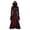 RD1, variant on NinXxx Hooded Swing Print Retro Art Long Sleeve Tie Waist Party Dress RD2 L