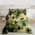 thumbnail image 2 of Homewish Animal Mallard Duck Bedding Comforter Set 2pcs for Boys Girls,Abstract Camouflage Camo Twin Comforter Sets Microfiber,Retro Vintage Aesthetic Breathable Bedding Set, 2 of 8