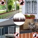 thumbnail image 5 of 12 vallas de plástico de 3 secciones contra espinas de pájaros y techo con púas de plástico para evitar ardillas, cuervos, gatos y pájaros., 5 of 5