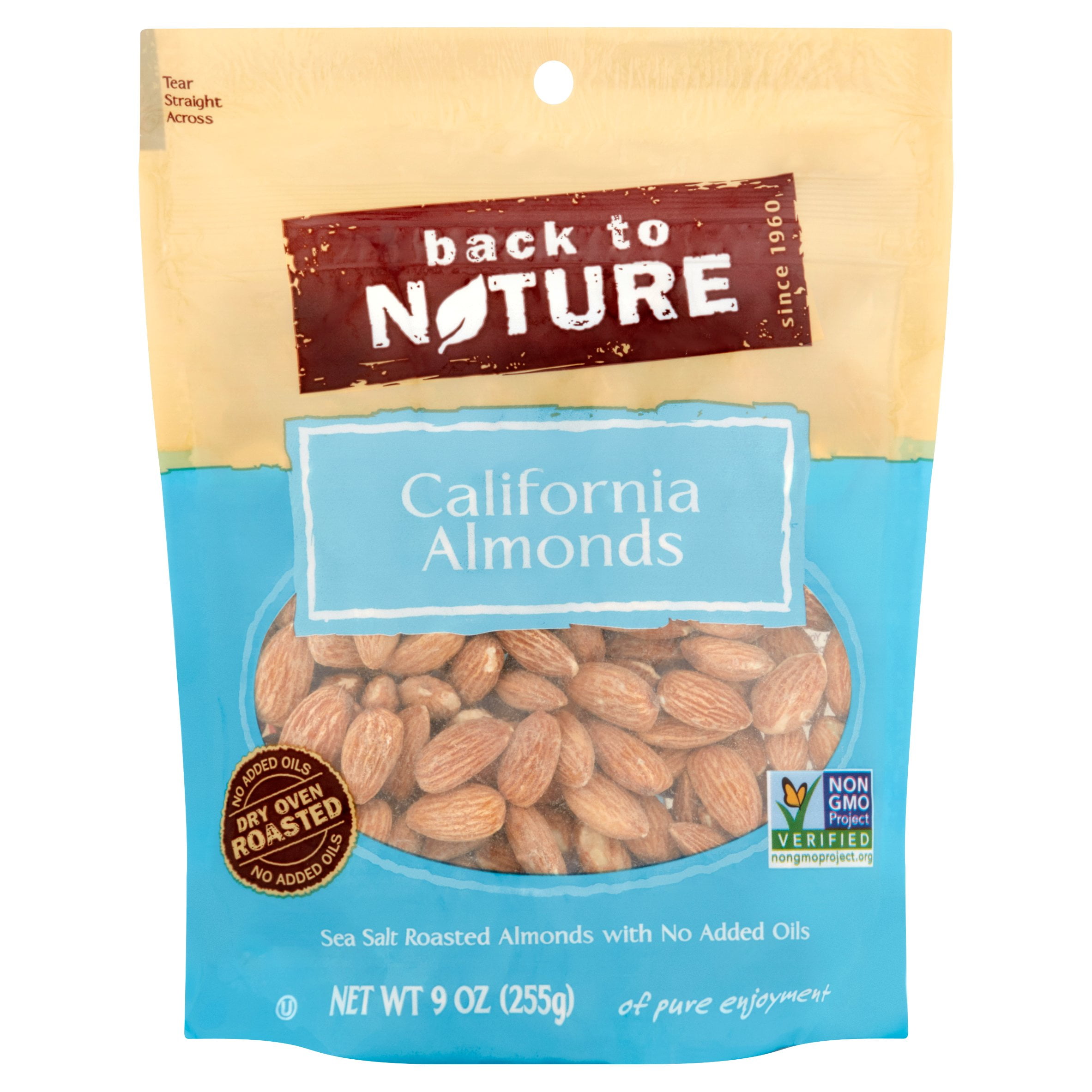 Back to Nature California Almonds 9 oz by Back to Nature Foods Co., LLC