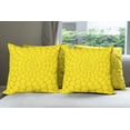 thumbnail image 6 of Ambesonne Yellow Throw Pillow Cover 4 Pack, Corn Brick Abstract Art, 18", Yellow, 6 of 7