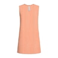 thumbnail image 7 of Xdegoge Sundresses for Women Loose Fit A-Line Sleeveless Crewneck Casual Dresses Vertical Striped Mini Dress for Summer Beach Holiday Vacation Wear, 7 of 7