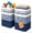 Blue, variant on 2 Pack Laundry Baskets, Collapsible Clothes Hamper, Freestanding Waterproof Dirty Clothes Hamper with Easy Carry Handles in Laundry Room, College Dorm, Bathroom, Bedroom 75L Gray