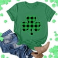 thumbnail image 7 of Baqcunre T Shirts for Women,Casual St. Patrick's Day Print Top Short Sleeve Round Neck T-shirt Top,St. Patrick's Day Shirts for Women Womens Tops,Graphic Tees for Women Green S-XXL, 7 of 7