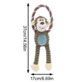 thumbnail image 2 of Toys For Puppies, Toy Dog Chew Toy For Teething Chewing , No Stuffing Plush Animal Dog Toy For Small Medium Large Dog,Pet Toys for Self Play,Gifts for Pets and Pet Lovers(Gray), 2 of 2