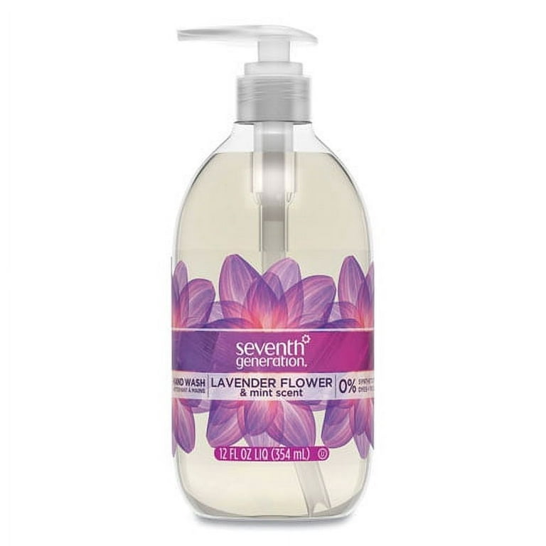 Natural Hand Wash, Lavender Flower and Mint, 12 oz Pump Bottle, 8/Carton Natural Hand Wash, Lavender Flower and Mint, 12 oz Pump Bottle, 8/Carton
