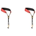 thumbnail image 2 of Youkk Sangle de Cou Douce et Rembourrée pour Saxophone Soprano Clarinette Basse Rouge 45cm 2Ensemble, 2 of 6