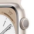 thumbnail image 5 of Apple Watch Series 8 GPS Caja de Aluminio Starlight de 45 Mm con Correa Deportiva Starlight - M/L. Rastreador de Actividad Física, Aplicaciones de ECG y Oxígeno en Sangre, Pantalla Retina Siempre Acti, 5 of 5