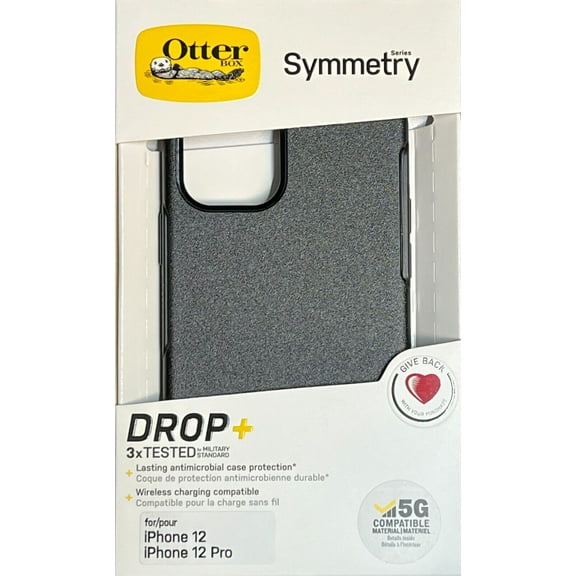 OtterBox Symmetry Series Case for iPhone 12/12 Pro Black