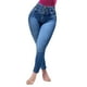 thumbnail image 1 of Jeans Mujer Super Skinny Corto Azul Claro Tiro Alto, 1 of 6