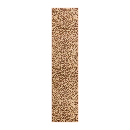 Well Woven Miami Cocoa Leopard Animal Print Runner Rug Brown 20 X Well Woven Miami Cocoa Leopard Animal Print Runner Rug Brown 20 X 7
