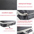 thumbnail image 4 of Packing Cubes for Luggage Save Space Waterproof Nylon Travel Accessories(3 Pack,Black), 4 of 7