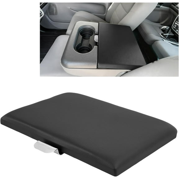 Kojem Console Lid for 1999-2010 Ford F-250 F-350 Super Duty Plastic & Aluminium Powder Coated Black