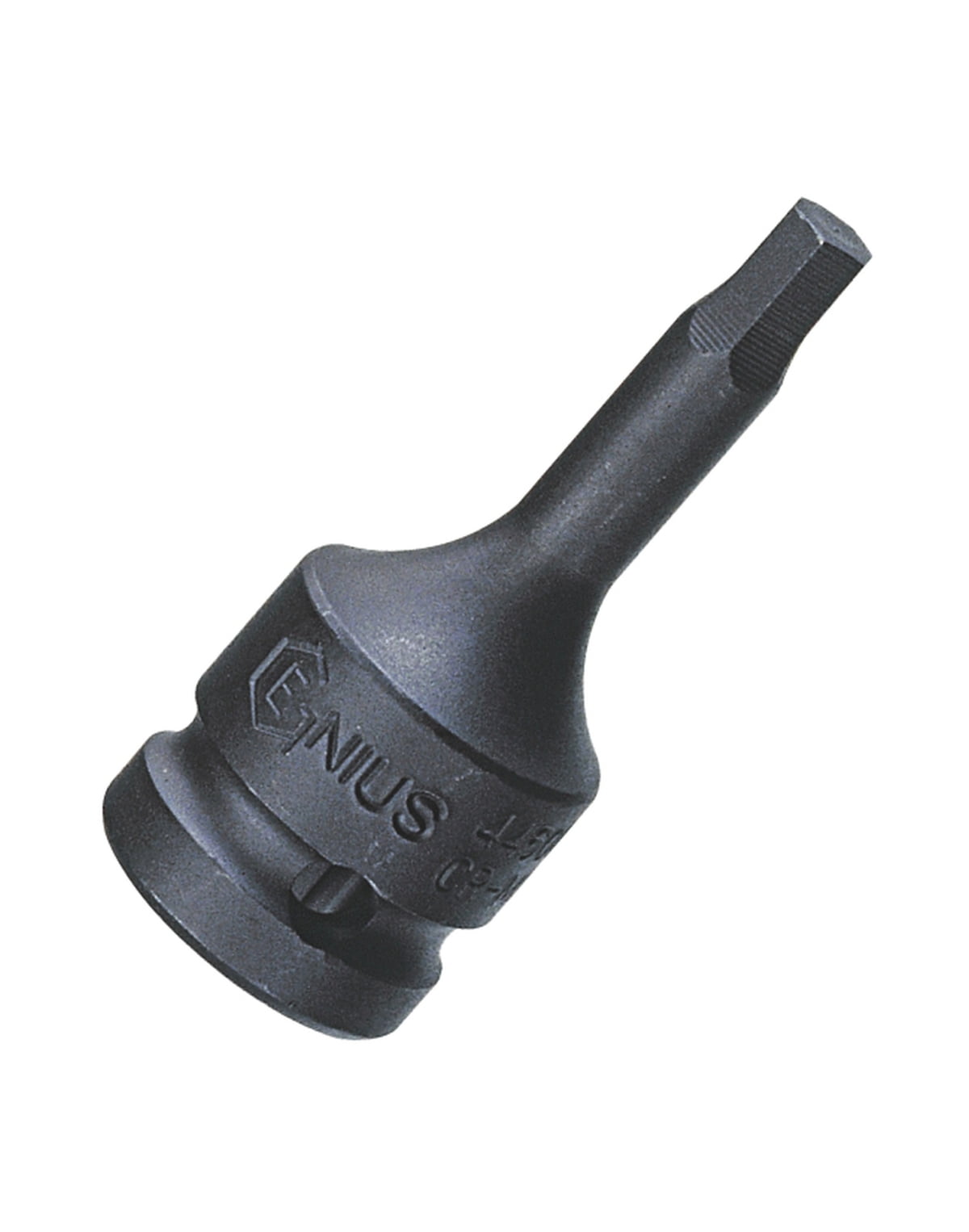 Genius Tools 346014 3/8" Antrieb 14mm Sechskant Impact Bit-Socket, 60 Mm Lang