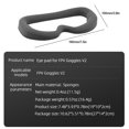 thumbnail image 4 of Parche Almohadilla de ojo de gafas de Dron respetuosa con la piel con placa frontal ajustable para DJI FPV Goggles V2, 4 of 9