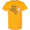 thumbnail image 3 of Inktastic Texas Home is Where the Heart is with Watercolor Floral T-Shirt, 3 of 5
