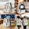 thumbnail image 3 of DISNIMO Backpack for Girls, Highland Cattle Butterfly Printed Lightweight Bookbag with Lunch Box Set, Large 17 Inch Kids School Bag 3pcs Set with Pencil Case, Kids Teens Back to School Gifts, 3 of 7