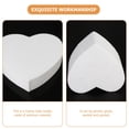 thumbnail image 3 of QJUHUNG Foams Cake Model Heart Shaped Cake Model Baking Cake Model 1 Set, 3 of 7