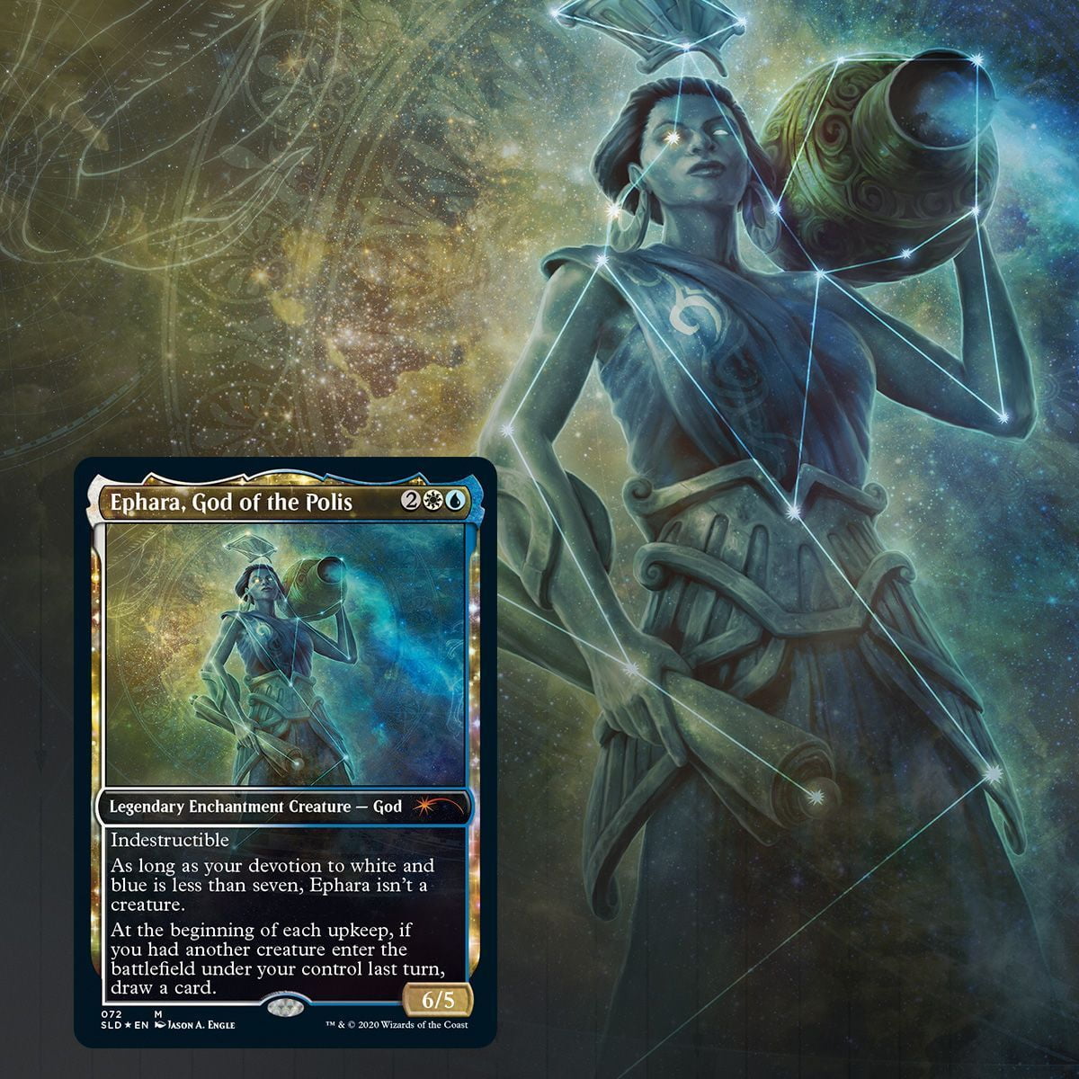 Magic: The Gathering TCG - Secret Lair Drop Series - Theros Stargazing: Volume II - Thassa [Card Game, 2 Players]