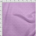 thumbnail image 4 of oneOone Polyester Lycra Purple Fabric Abstract Floral Craft Projects Decor Fabric Printed By The Yard 56 Inch Wide, 4 of 4