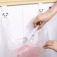 thumbnail image 4 of Ganchos para colgar bolsas de basura, ganchos para bolsas de plástico de cocina, ganchos para puertas de armarios, sin agujeros, 2 piezas, 4 of 8