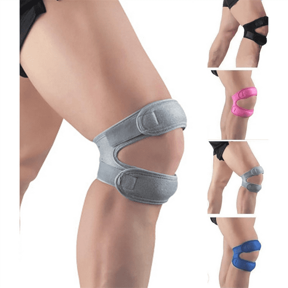 Knee Pain Relief & Patella Stabilizer Brace,Patellar Stabilizing Knee Brace,Dual Patella Knee Straps C