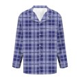 thumbnail image 6 of APEXFWDT Christmas Men's Flannel Pajama Sets, Soft Plaid PJS Long Sleeve Sleepwear 2 Piece Button Down Lounge Set for Men Set Loungewear S-3XL, 6 of 6