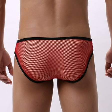 

eczipvz Mens Underwear Mens Briefs Underwear Cotton Brief Underwear for Men Red
