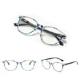 thumbnail image 3 of Womens Cat Eye Reading Glasses Plastic Readers Spring Hinges Presbyopic Glasses, 3 of 3