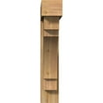 thumbnail image 2 of Ekena Millwork 8"W x 42"D x 42"H Merced Block Rough Sawn Bracket w/ Offset Brace, Western Red Cedar, 2 of 25