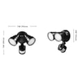 thumbnail image 3 of Globe Electric 91008628 Double Light 14-9/16" Wide Adjustable 4000K Led Outdoor Security, 3 of 7
