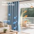 thumbnail image 4 of Cortinas Blackout Joydeco Azul Claro 228x229 cm 1 Panel, 4 of 9