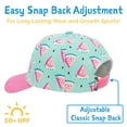 thumbnail image 5 of JAN & JUL Girls Ponytail Baseball Hat for Toddler and Baby (Strawberry, 6-24 Months), 5 of 5