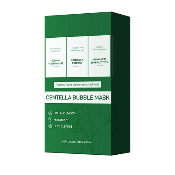 TUITOONM Bubble Facial Mask Deep Cleansing & Blackhead Removal Treatment Brightening, Pore Refining, Oxygenating Foam for All Skin Types