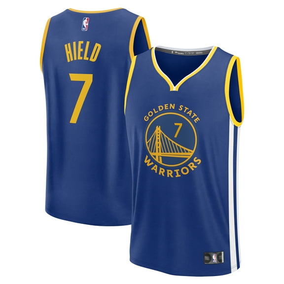 Men's Fanatics Buddy Hield Royal Golden State Warriors Fast Break Replica Player Jersey - Icon Edition