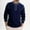 Dark Blue, variant on Dovford Men's Henley Shirt Long Sleeve Thermal Underwear Henley Top Casual Slim Fit Lightweight 3 Button T Shirts