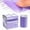 Purple, variant on Transparent full adhesive sticky notes for books