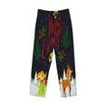 thumbnail image 4 of Balery Men'S Merry Christmas Elk Pants,Sleepwear Pants,Pajama Pants,Pj Bottoms Drawstring And Pockets-Small, 4 of 9