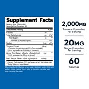 Nutricost Turmeric Gummies 2,000mg Tumeric per serving (120 gummies) - 60 Servings