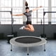 thumbnail image 2 of Costway Mini trampolín plegable portátil para fitness recreativo, gris, 2 of 4