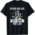 thumbnail image 1 of Father And Son Best Friend For Life Dad Fun Autism Awareness T-Shirt - White - S, 1 of 2