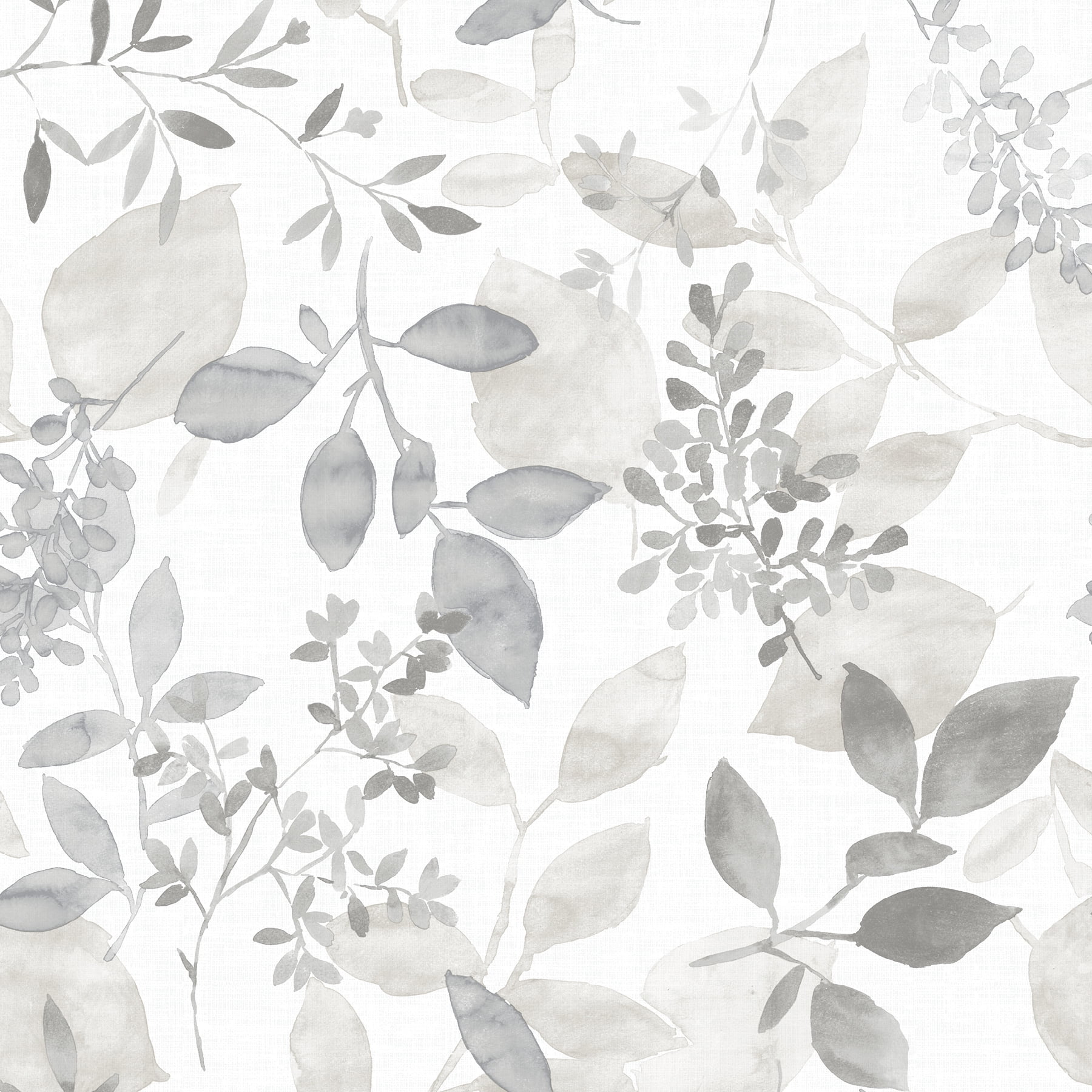 NuWallpaper Grey Breezy Peel & Stick Wallpaper