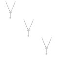 thumbnail image 3 of 1/2/3/5 Necklace Star Rhinestones Chokers Simple Style Necklaces Women---Product code 32725, 3 of 3